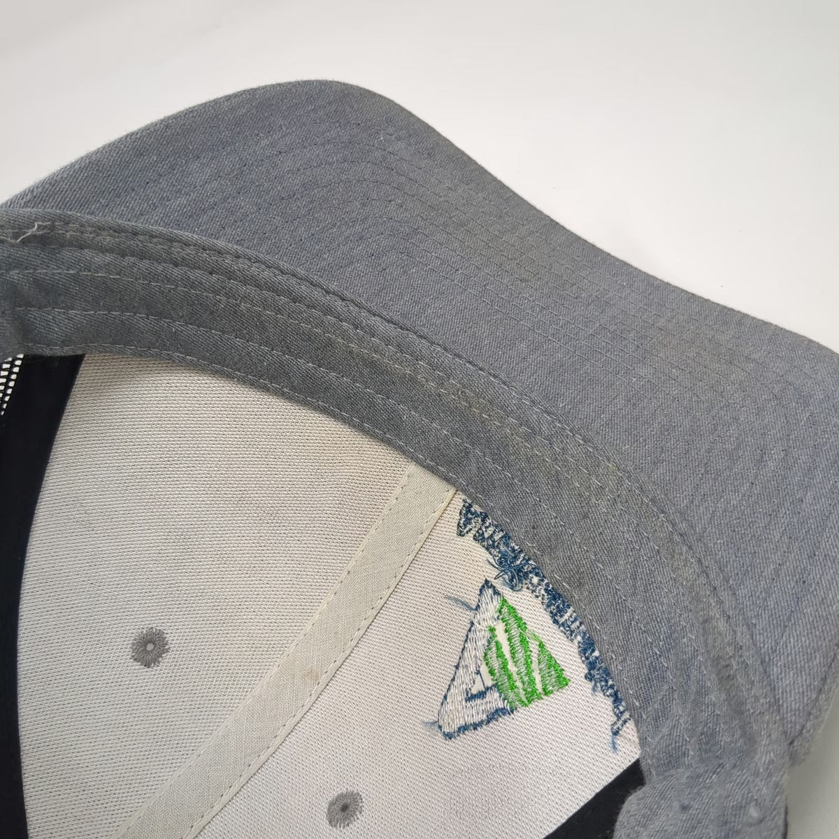 Richardson Trucker Hat Gray Black One Size Amalgamated Sugar Snapback Mesh Back