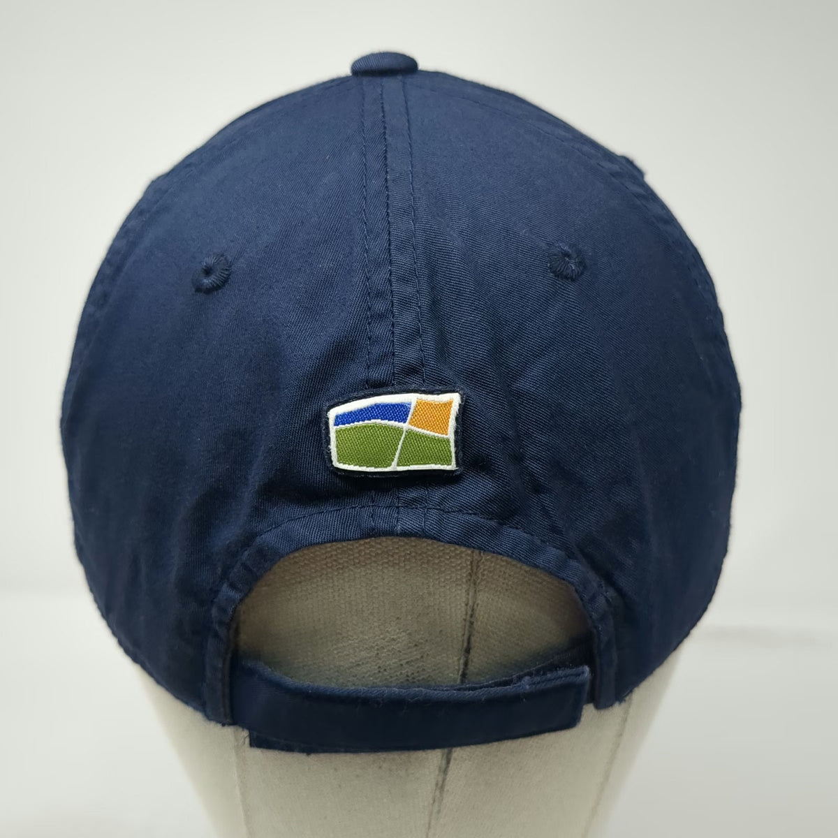 American Needle Baseball Cap Blue One Size Arcadia Bluffs Golf Hat Strapback