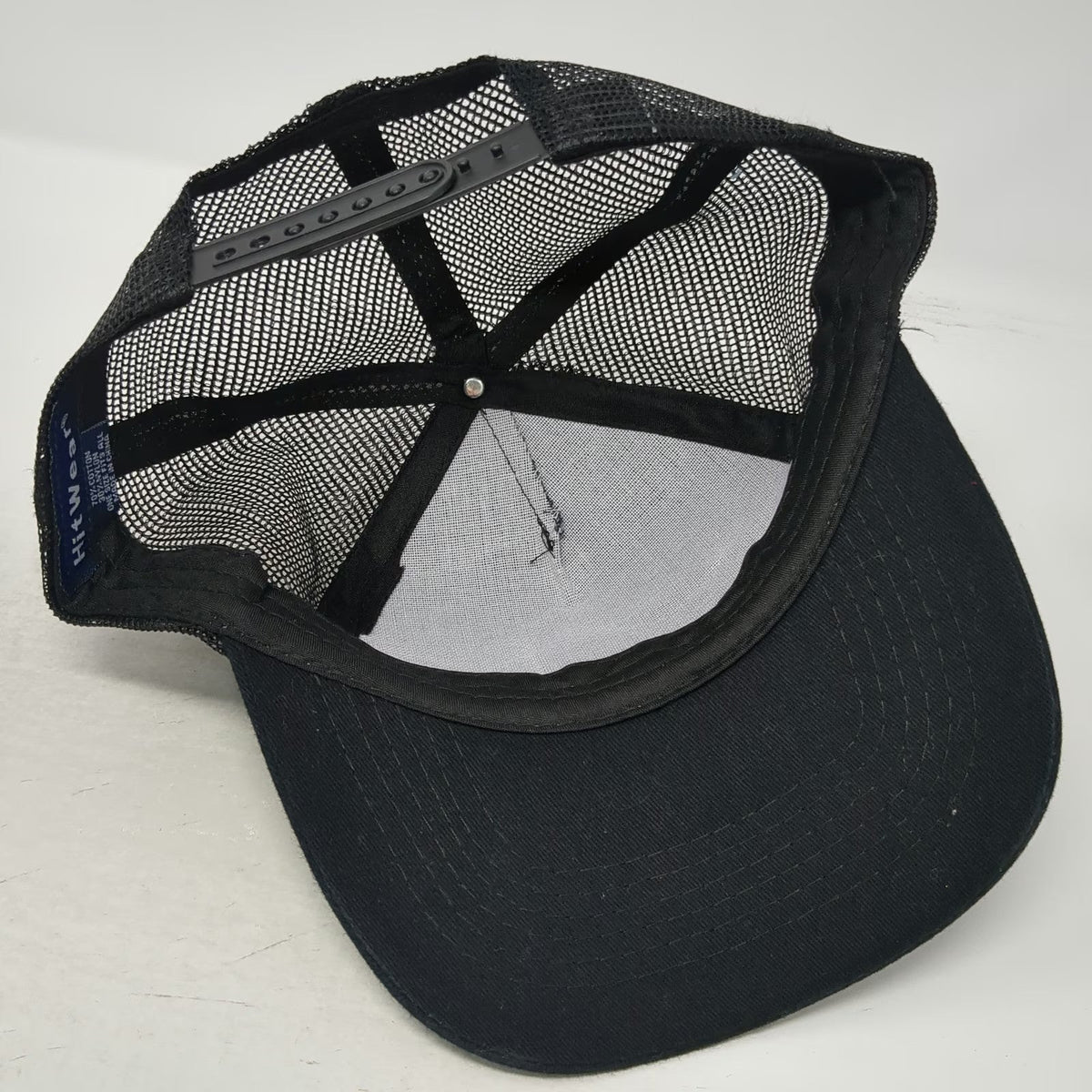 HitWear Trucker Hat Black One Size Mesh Back Snapback DCLI Graphic Logo Cap