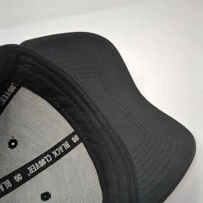 Black Clover Live Lucky Toggle Back Hat Black One Size Adjustable