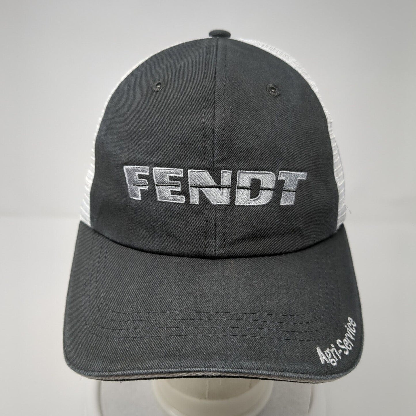 Fendt Agri-Service Agco Parts Snapback Trucker Hat Gray OSFA Mesh Back CMG Halo