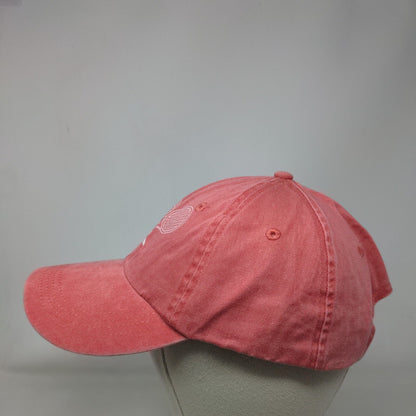 Tennis Slideback Hat Pink OSFA Adjustable Vented Holes Vitronic Four Seasons