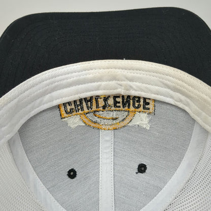 Richardson Black One Size Trucker Hat Mesh Snapback Challenge Course Logo Hat