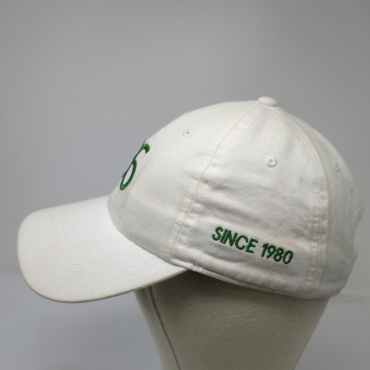 Otto Baseball Cap White One Size Arbonne Embroidered Since 1980 Cotton Hat