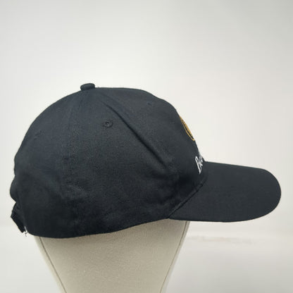 Boar's Head Logo Black Baseball Cap One Size Strapback Embroidered Hat Deli Food