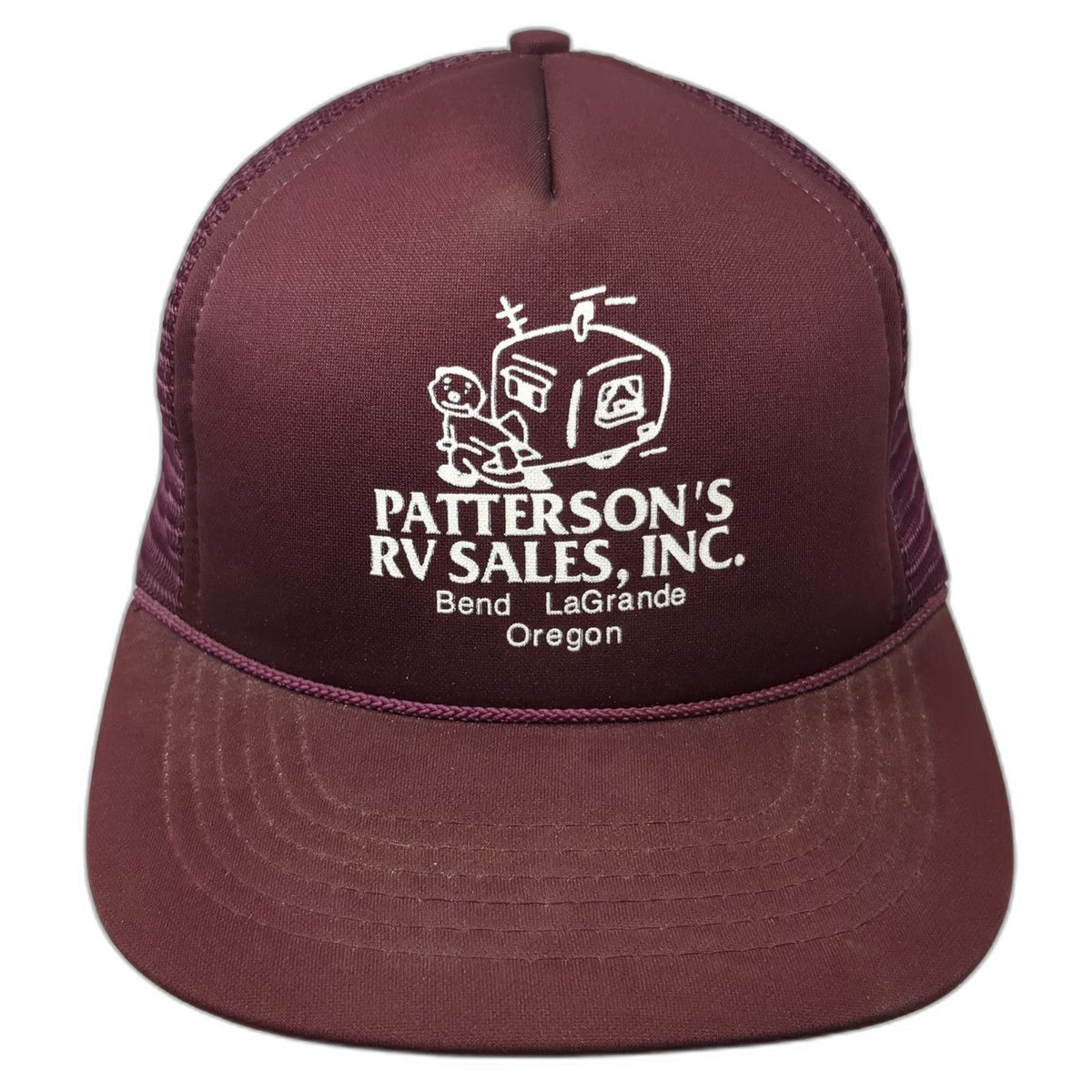 Patterson's RV Sales Inc Red Trucker Hat OSFM Oregon Mesh Snapback Bend Camper