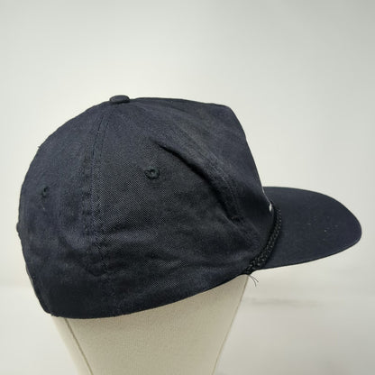KC Trucker Black Hat One Size KDC-10 McDonnell Douglas Braided Rope Snapback