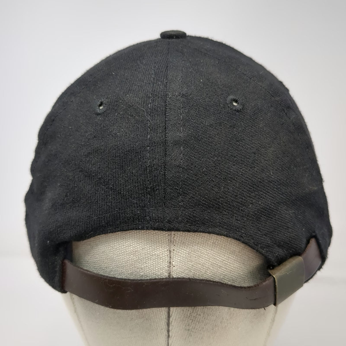 The Ampal Creative 5 Panel Black One Size Hat Gold Embroidery USA Weather