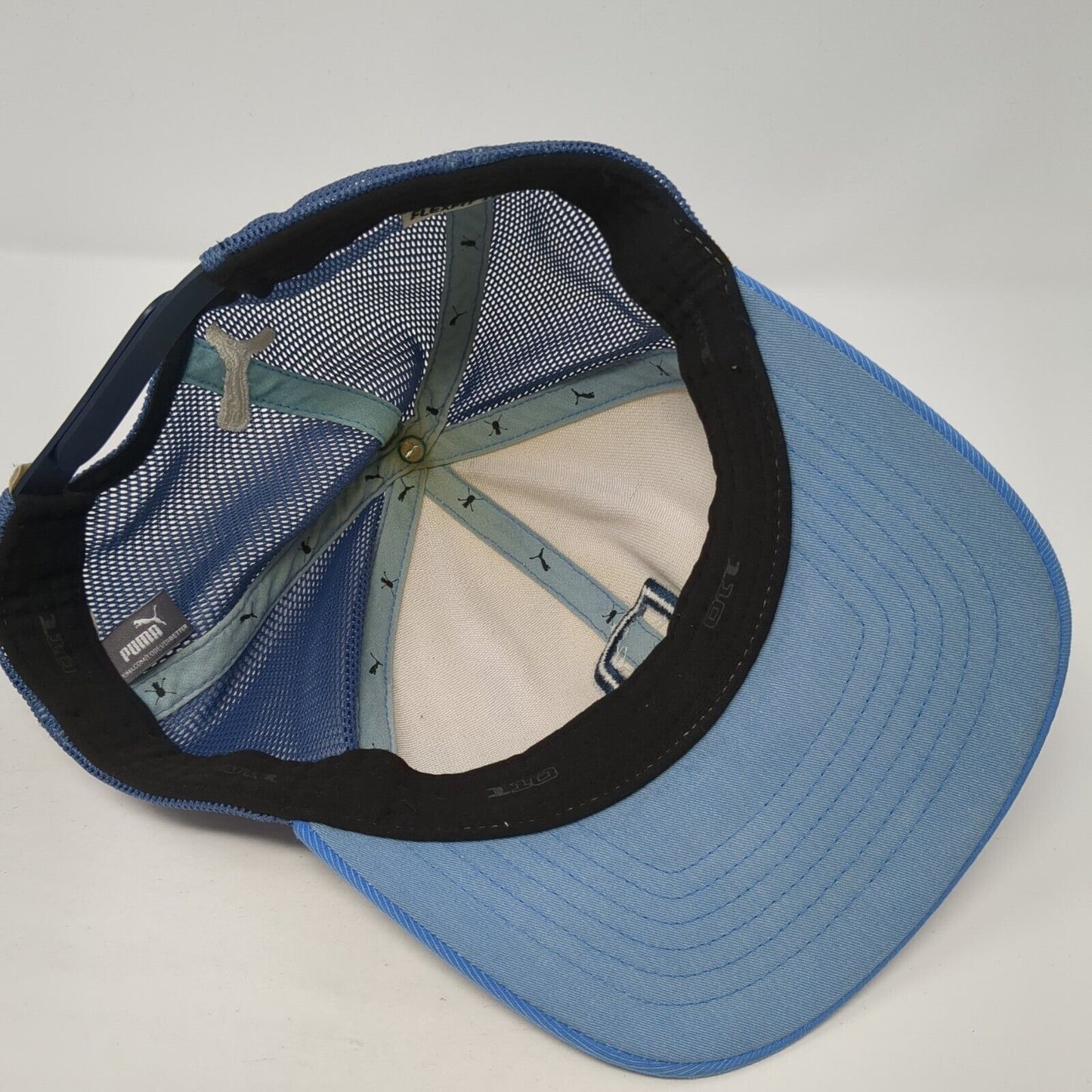 Pineapple Snapback Trucker Hat Blue OS Adjustable 110 Flexfit Mesh Back PUMA