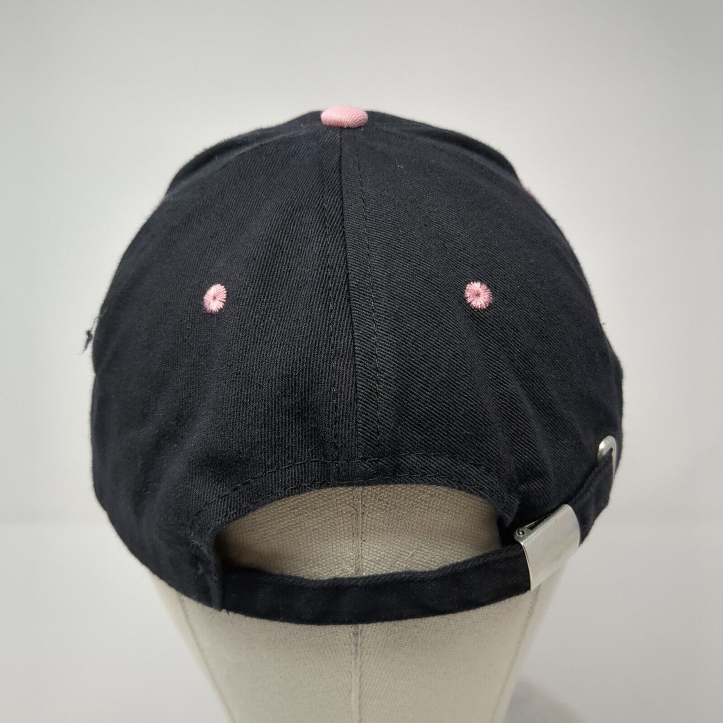 Pink Ribbon Slideback Hat Black One Size The Breast Cancer Site 6 Panel