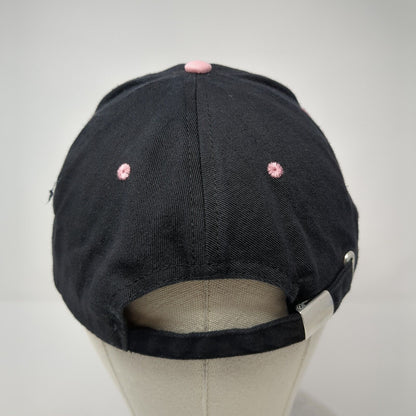 Pink Ribbon Slideback Hat Black One Size The Breast Cancer Site 6 Panel