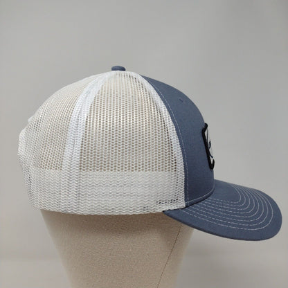 Leisure Supply HASA Snapback Trucker Hat Blue OSFM Adjustable Mesh Fahrenheit