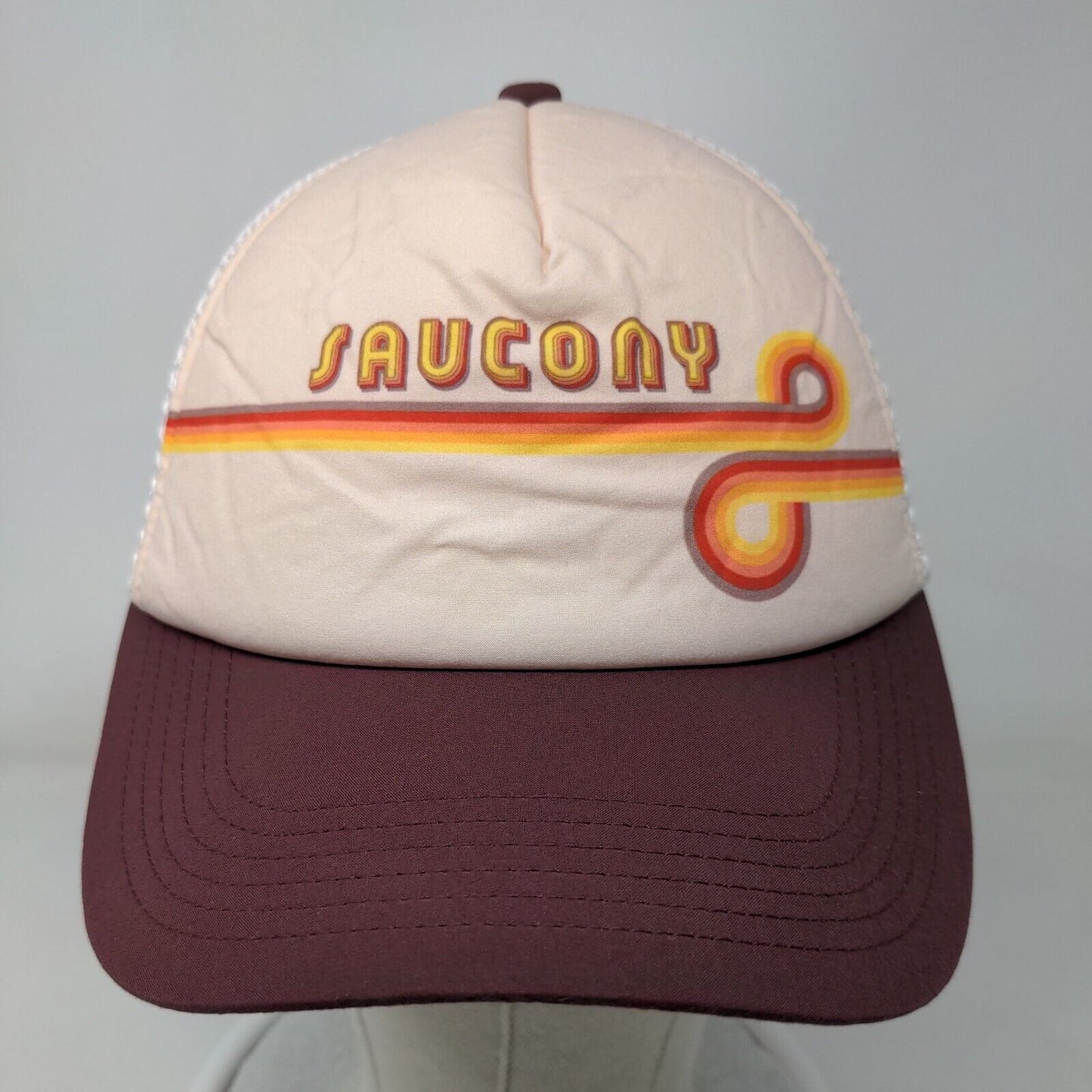 Saucony Snapback Trucker Hat Multicolor One Size Adjustable Mesh Back