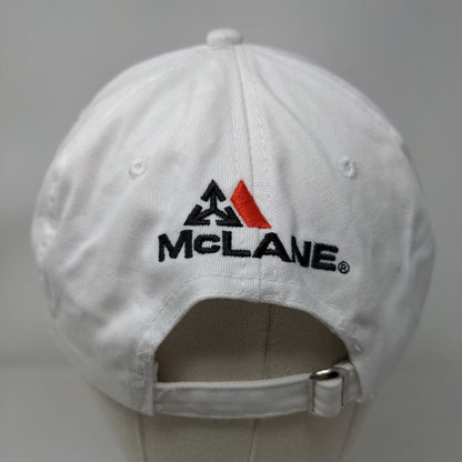 All 4 One McLane Slideback Hat White One Size Embroidered Adjustable