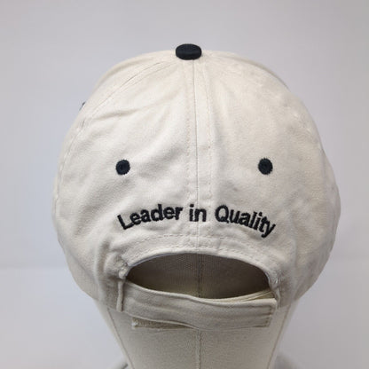 Montana Tractors Leader In Quality Strapback Hat Tan OS Embroidered 6 Panel