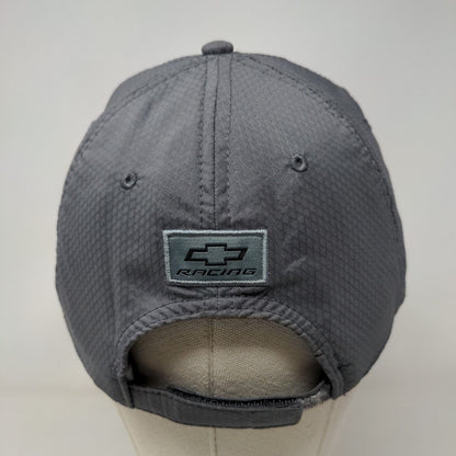 Chevrolet Racing Strapback Hat Gray OSFM Embroidered Cruisin Sports