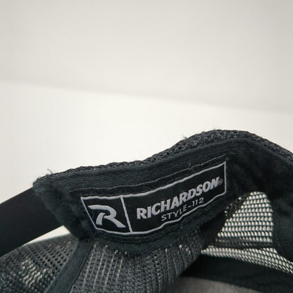 Ourea Outdoors Snapback Trucker Hat Black One Size Mesh Back 6 Panel