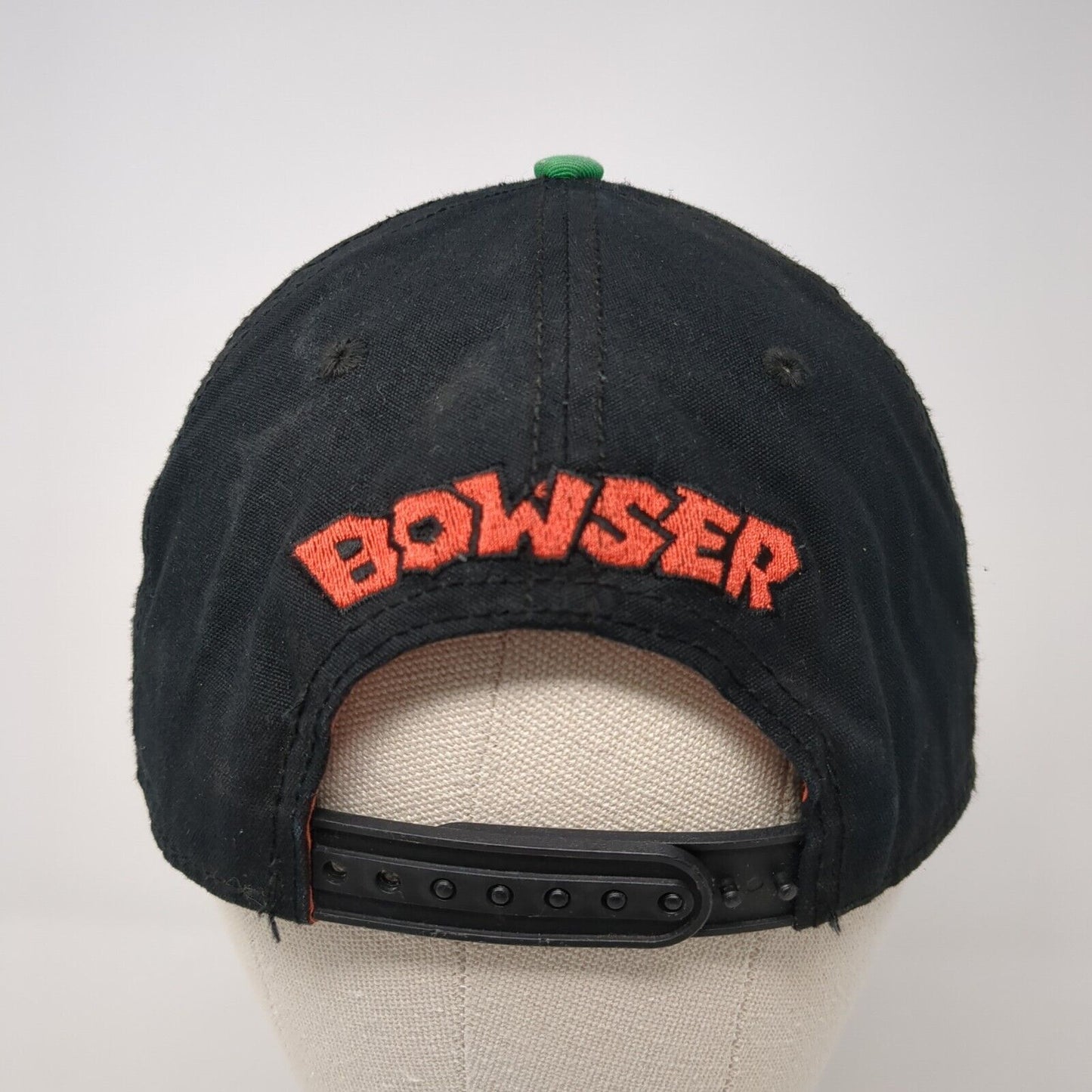 Bowser Snapback Hat Multi One Size Adjustable Colorblock Super Mario