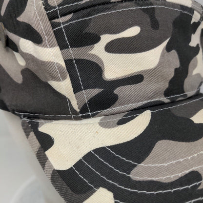 KB ETHOS Slideback 5 Panel Hat Gray Camo One Size Adjustable Vent Holes