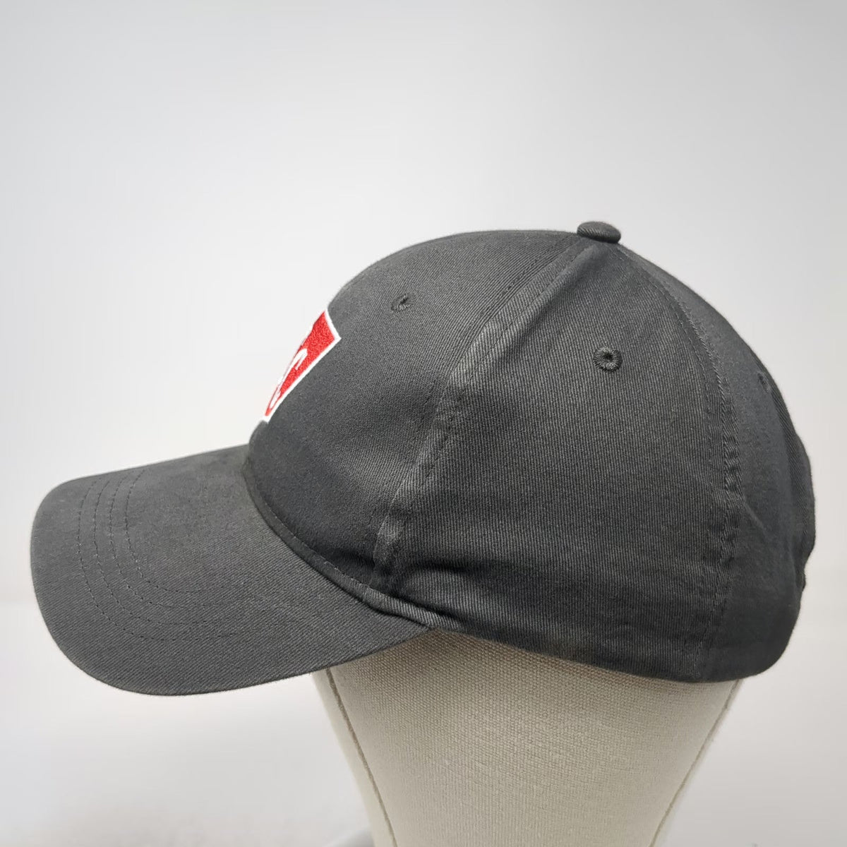 Tractor Supply Co Baseball Cap Gray One Size Strapback TSC Logo Embroidered Hat