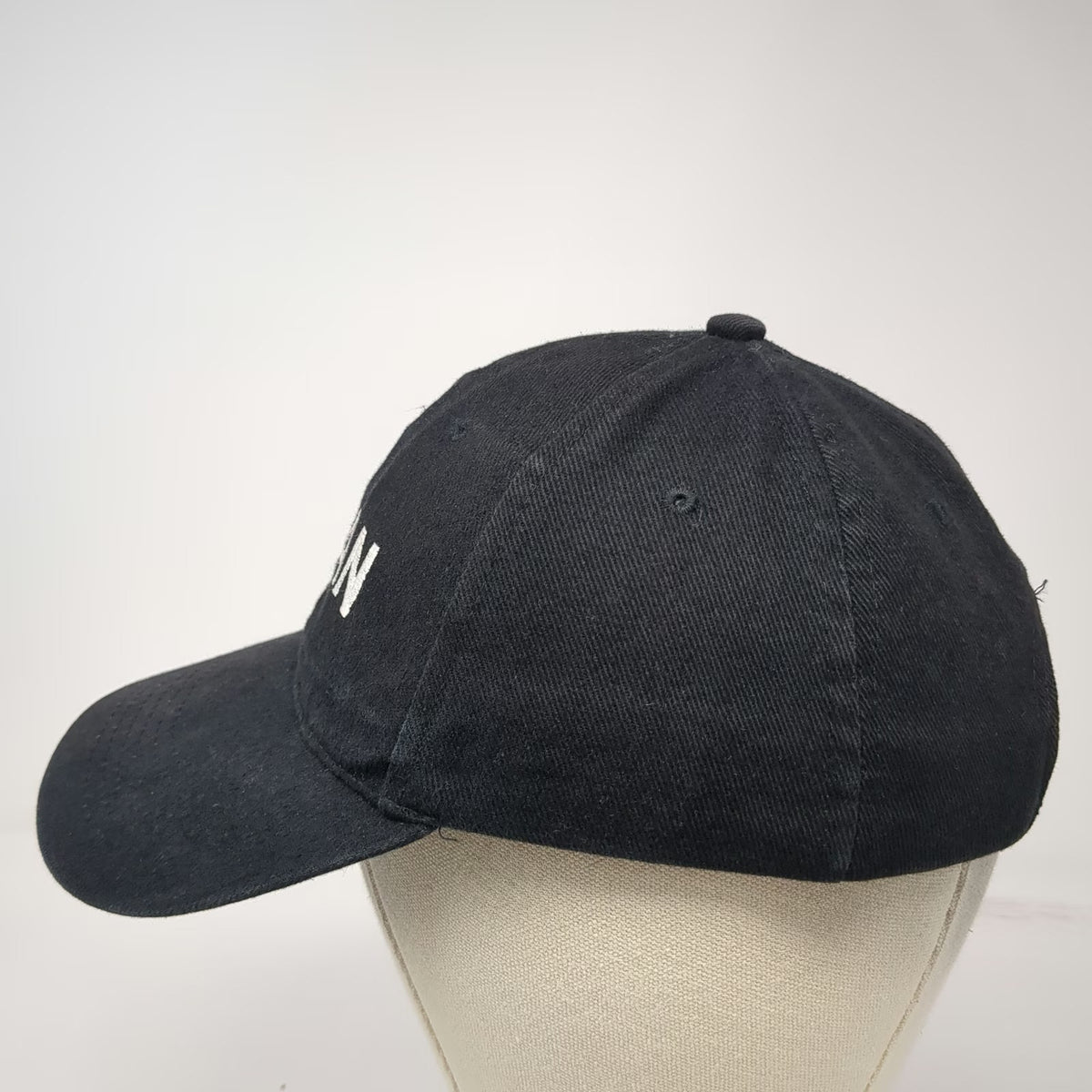 Baseball Cap Black Conan O'Brien TBS Talk Show Embroidered Logo Hat Vintage