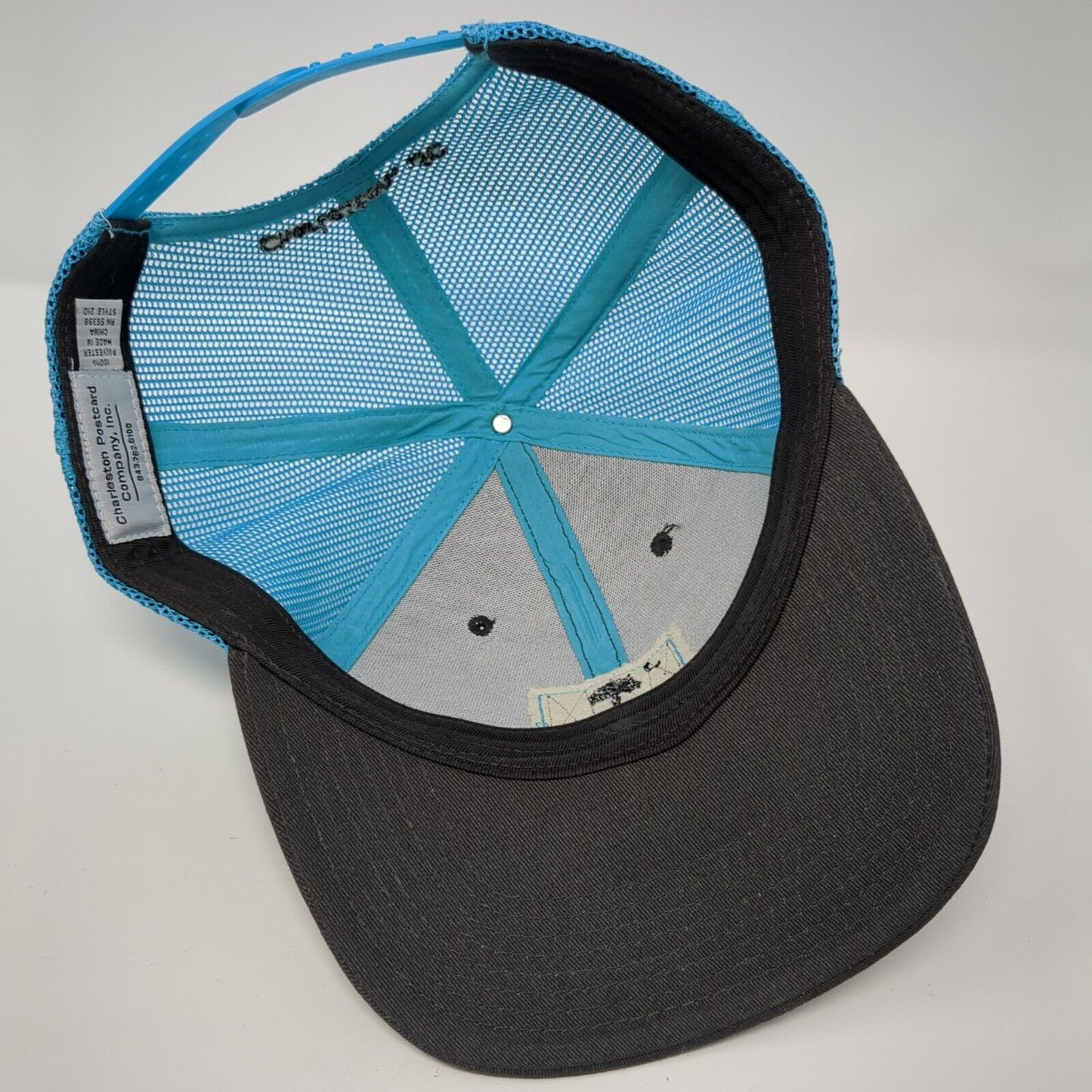 Charleston SC Snapback Trucker Hat Multicolor OS Adjustable Mesh Back Polyester