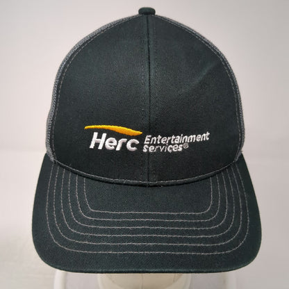 Outdoor Cap Trucker Hat Black Gray One Size Mesh Snapback Herc Entertainment