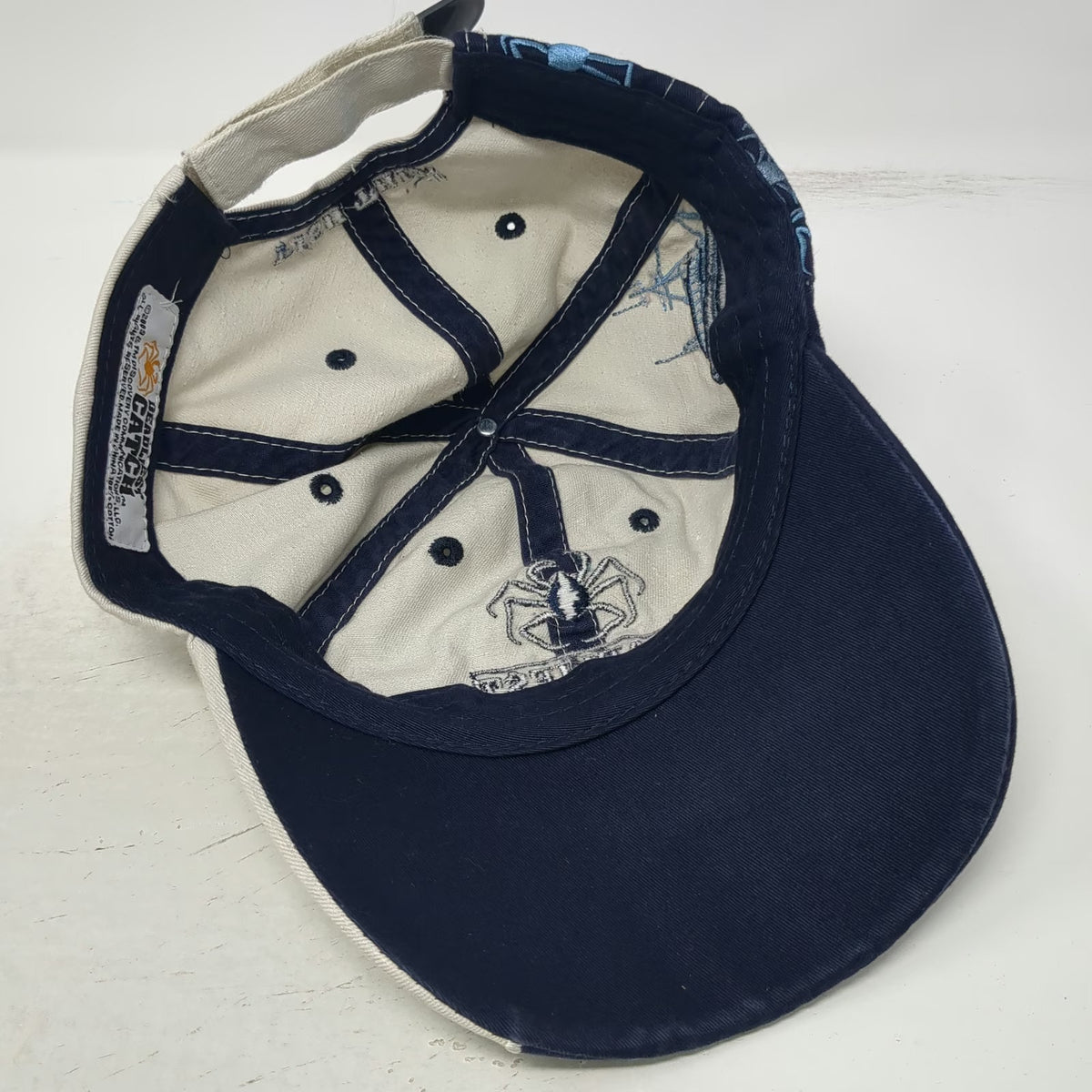 Deadliest Catch Baseball Cap Beige One Size Alaska Crab Ship Fish This Hat