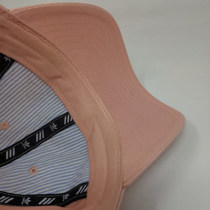 Adidas Trefoil Slideback Hat Pink OSFA Embroidered Logo Vent Holes