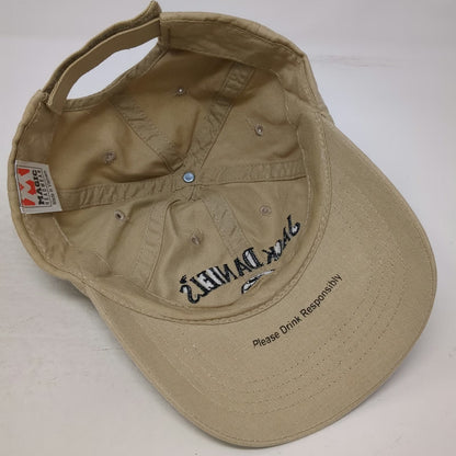 Magic Headwear Jack Daniels Old No 7 Beige Baseball Cap One Size Strapback Hat