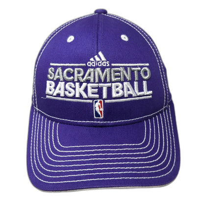Sacramento Kings NBA adidas Hat Purple One Size Strapback Contrast Stitching