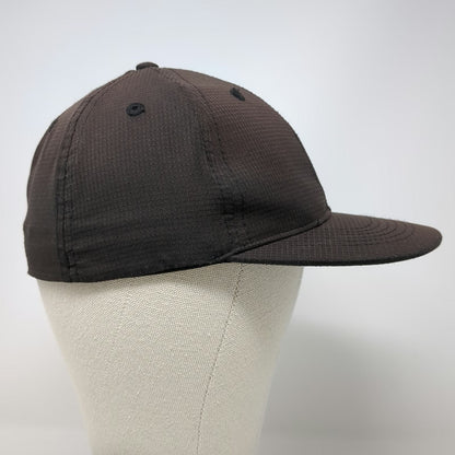 Smitty Baseball Cap Black M Fitted Hat Textured Polyester Performance Logo