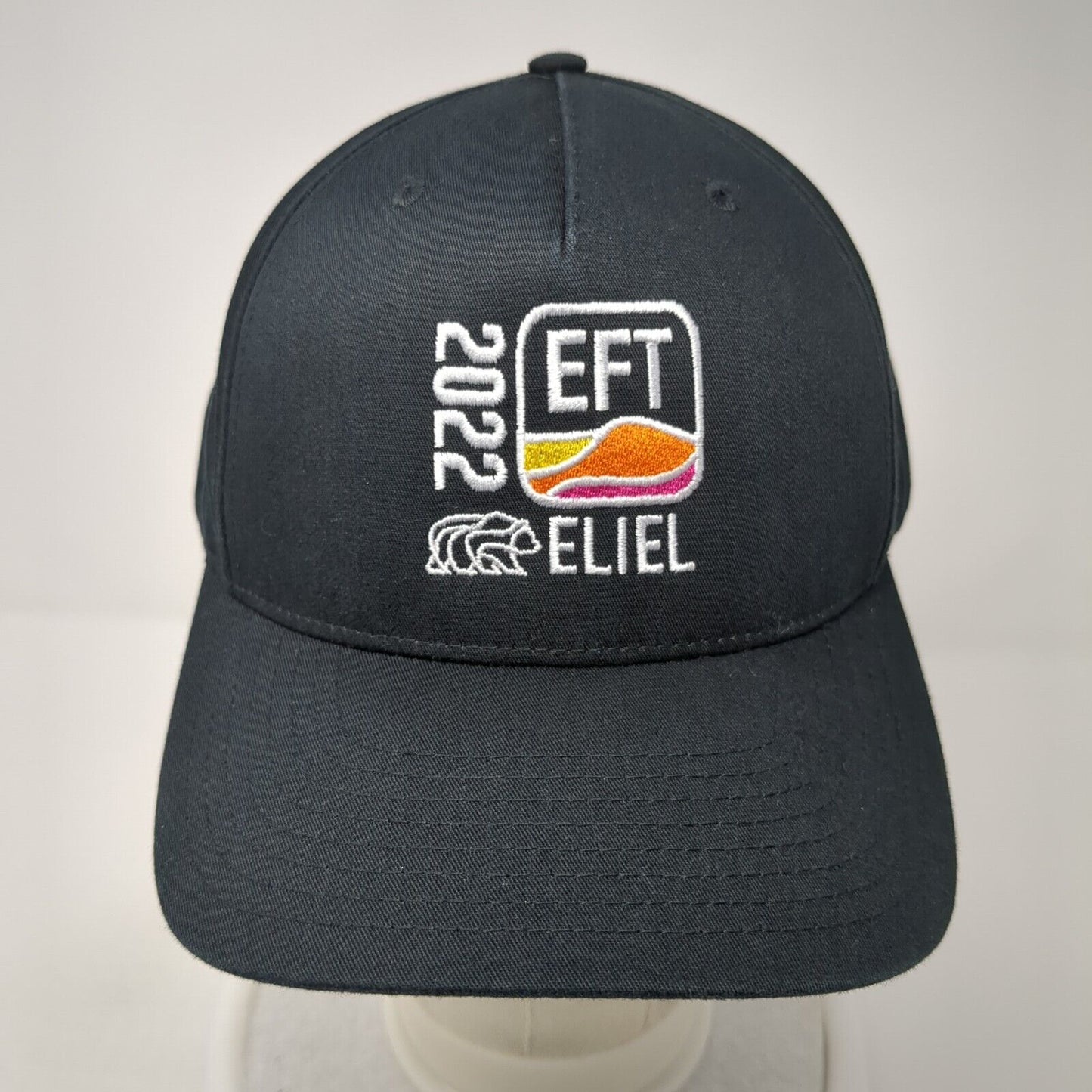 2022 EFT ELIEL Snapback Hat Black One Size Adjustable Embroidered