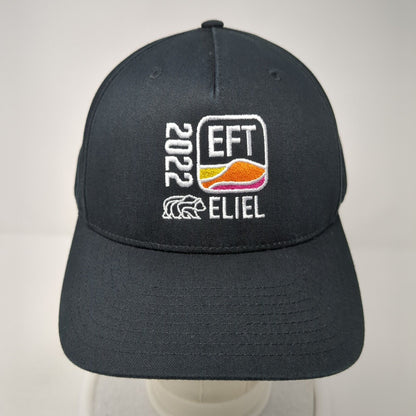 2022 EFT ELIEL Snapback Hat Black One Size Adjustable Embroidered