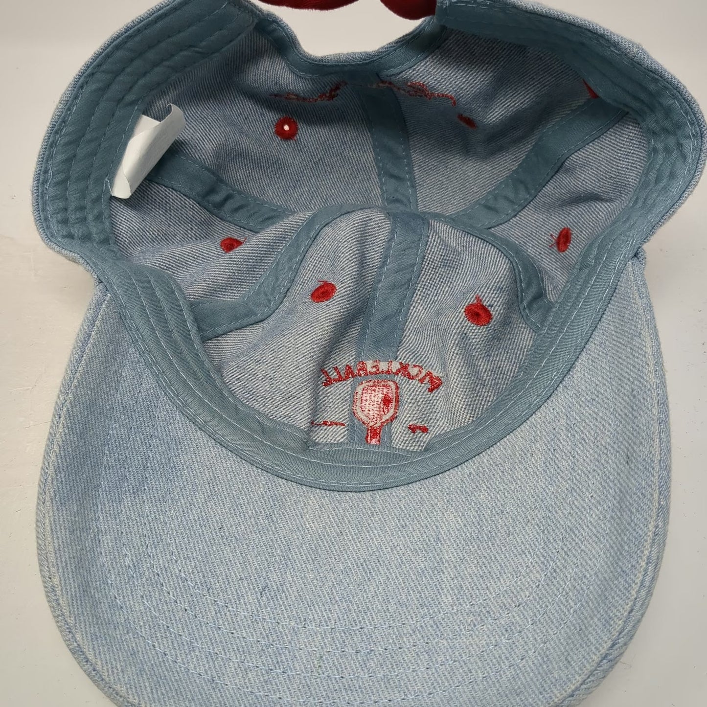 Fraser Sterling Baseball Cap Blue One Size Pickleball Club Denim Strapback Hat