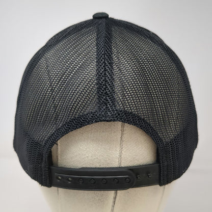 Columbia Trucker Hat Black One Size Mesh Back Patch Snapback Portland Oregon