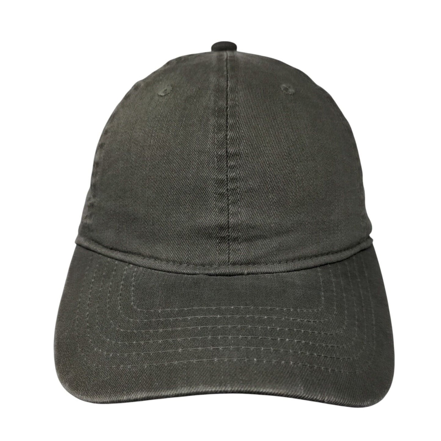 Unbranded Slideback Hat Brown OSFA Adjustable 6 Panel Blank Solid