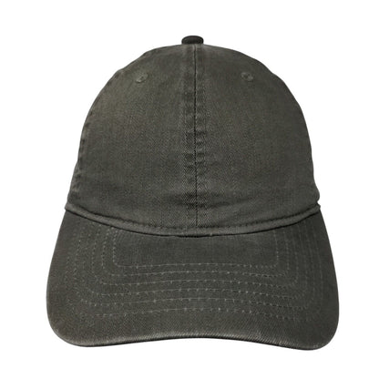 Unbranded Slideback Hat Brown OSFA Adjustable 6 Panel Blank Solid