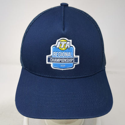 ITA Regional Championships 2024 Blue One Size Trucker Hat Tennis Mesh Snapback