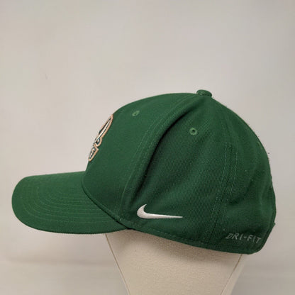 Charlotte 49'ers Men's Strapback Hat Green OSFM Embroidered Logo Adjustable