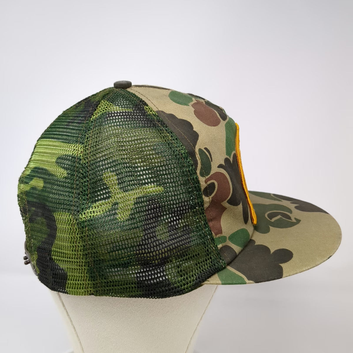 Ducks Unlimited 10/30 Club Camo Trucker Hat Green One Size Snapback Mesh USA