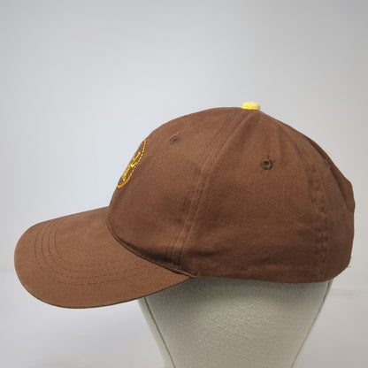 C-A-L Ranch Stores Baseball Cap Brown One Size Embroidered Logo Strapback Hat