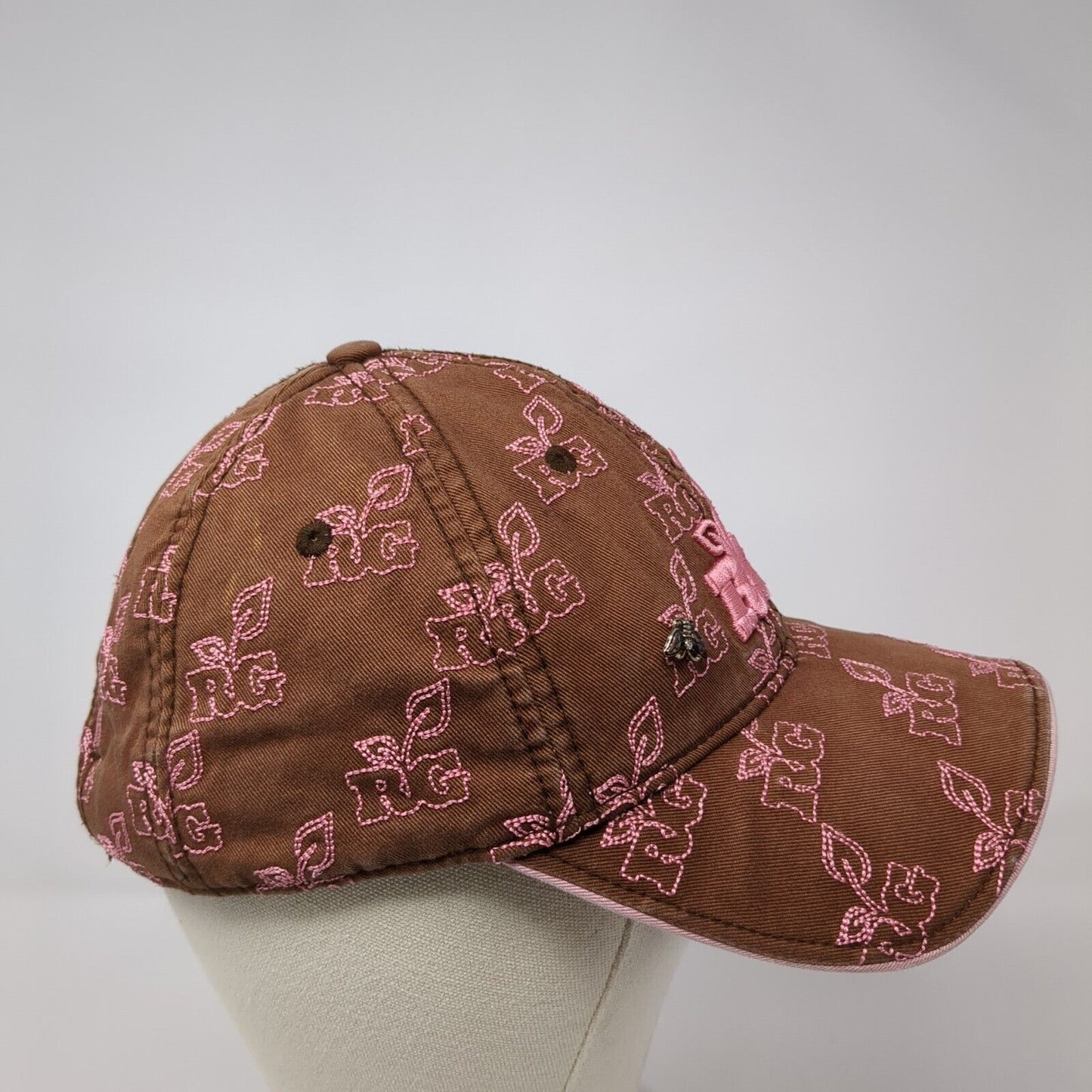 RG Realtree Girl Slideback Hat Brown One Size Adjustable Embroidered 6 Panel
