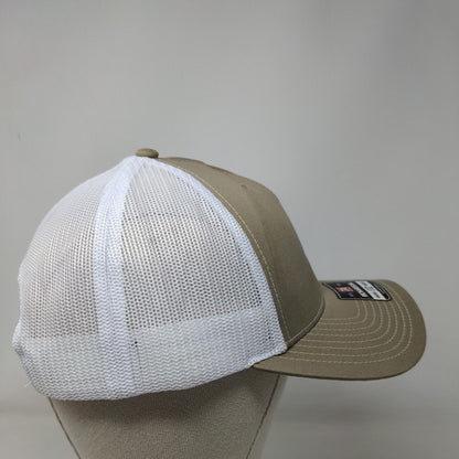 Jordan Snapback Mesh Back Trucker Hat Tan One Size Colorblock Richardson