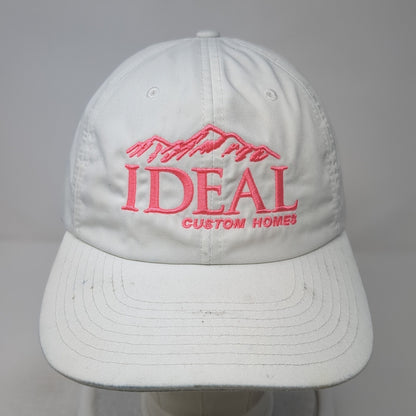 Ideal Custom Homes Baseball Cap White One Size Adjustable Embroidered Richardson