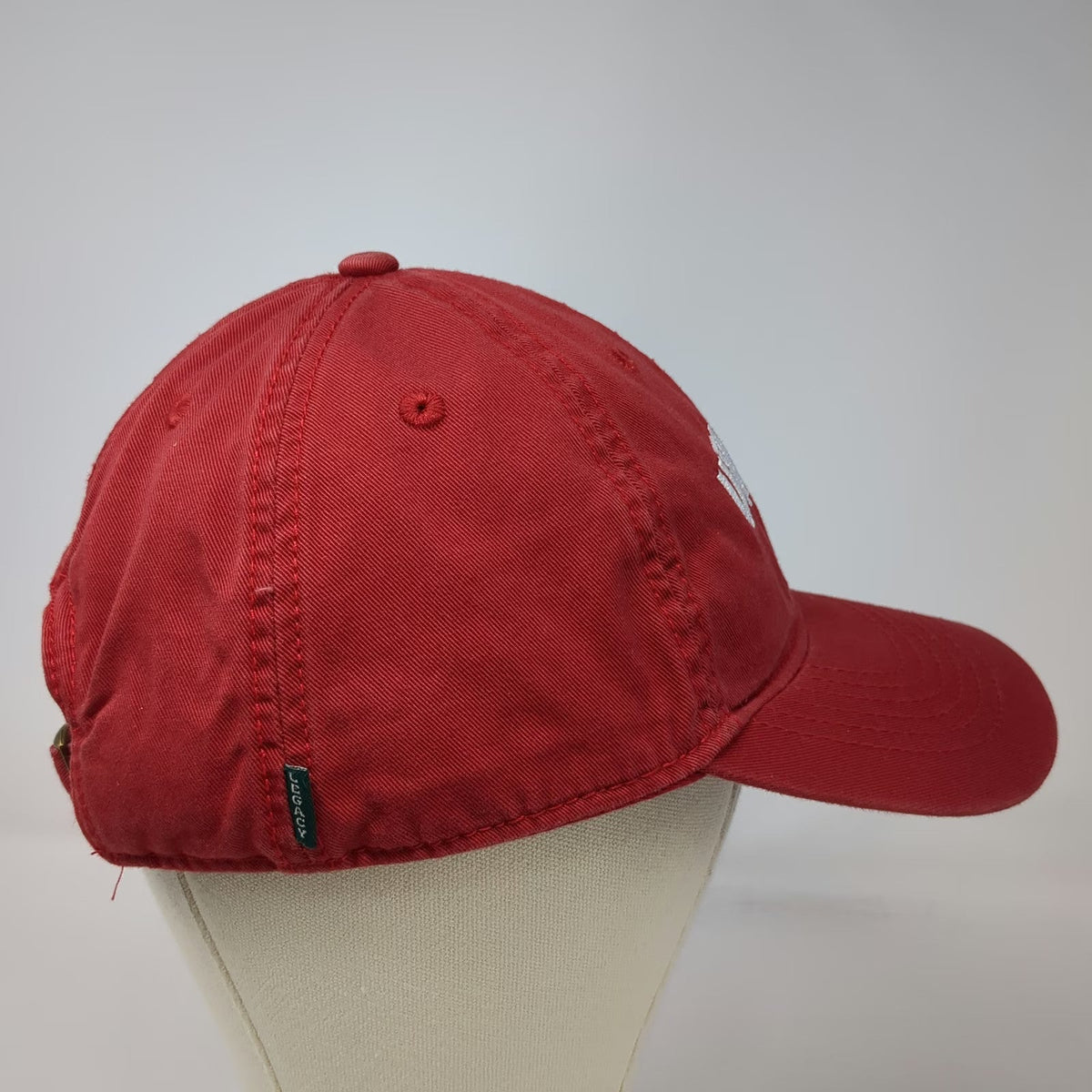 Utah Utes NCAA Legacy Cap Red One Size Slideback Embroidered Logo Curved Brim
