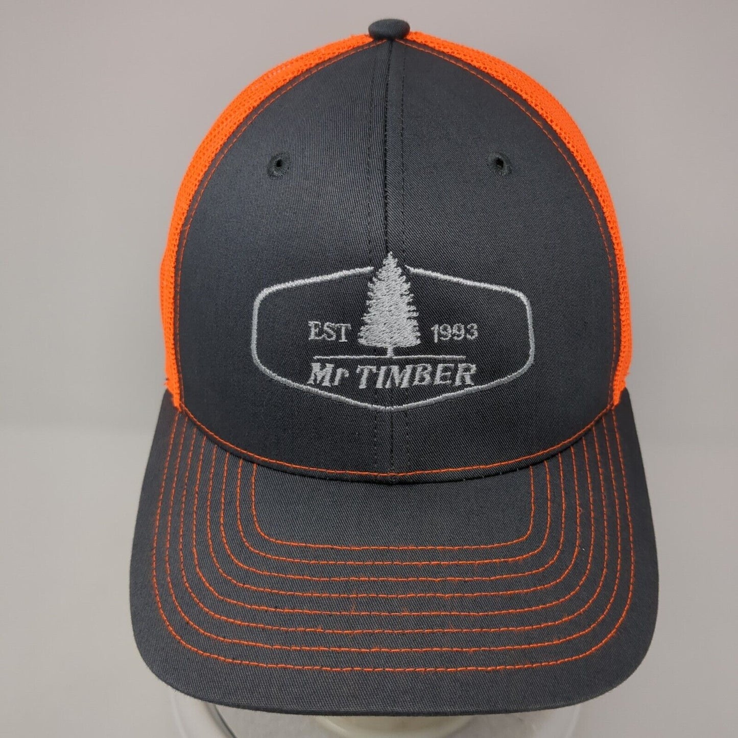 Est 1993 Mr. Timer Snapback Trucker Hat Multi OS Adjustable Mesh Back Richardson