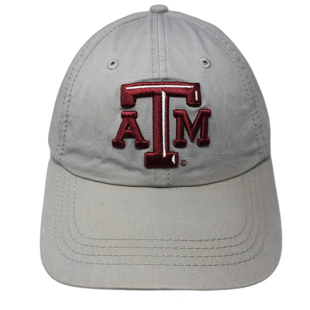 Texas A&M Aggies NCAA CC Creations Cap Hat Gray One Size Strapback ATM Red Logo