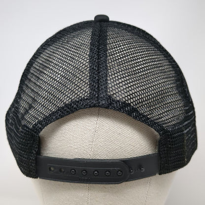 Otto Trucker Hat Black One Size Tylor and the Train Robbers Band Mesh Foam Rope