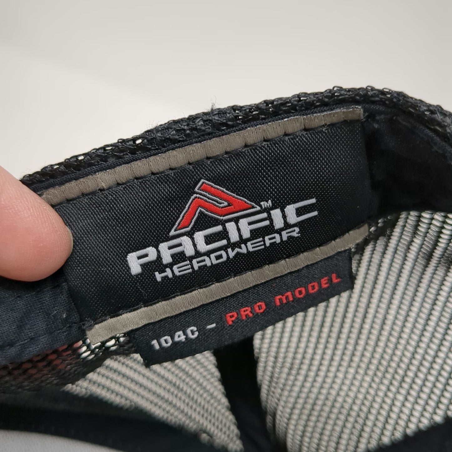 Pacific Headwear Trucker Hat Gray Black Orange One Size Mesh Snapback Cow Dairy